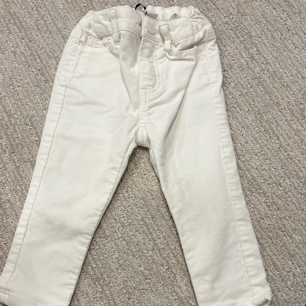 Janie and Jack Kids Cream Cord Jeans
